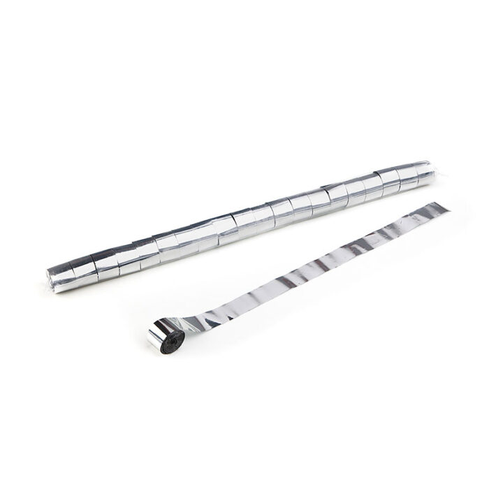MagicFX - Metallic Stadium Streamers 20 m x 2,5 cm - Silver